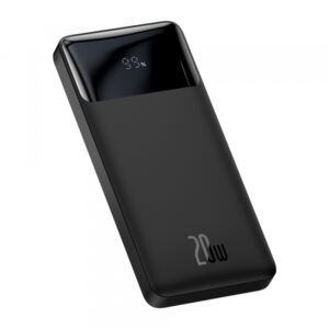 Baterie Externa Baseus Bipow, 10000mAh, 20W, QC + PD, 1 x USB-C - 2 x USB-A, Neagra PPBD050301