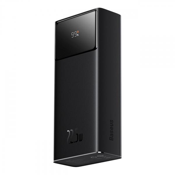 Baterie Externa Baseus EnerFill FP41, 30000mAh, 22.5W, QC + PD, 1 x USB-C - 2 x USB-A, Neagra