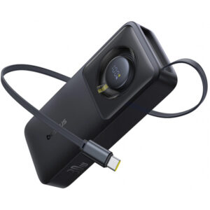 Baterie Externa Baseus OS Free2Pull, 10000mAh, 30W, PD, 2 x USB-C, Neagra P10073701123-00