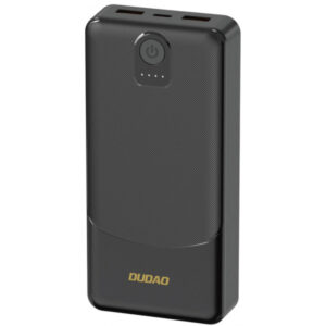 Baterie Externa Dudao K10, 10000mAh, 12W, 2 x USB-A, Neagra