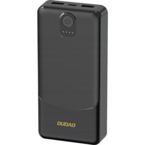 Baterie Externa Dudao K10Pro, 20000mAh, 12W, 2 x USB-A, Neagra