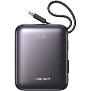 Baterie Externa Joyroom JR-PBF27, 10000mAh, 22.5W, QC + PD, 1 x Lightning - 2 x USB-C, Neagra