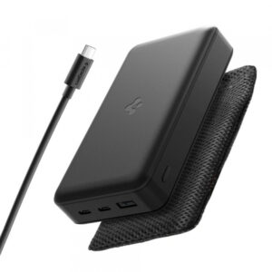 Baterie Externa Spigen, 30000mAh, 30W, QC + PD, 1 x USB-A - 2 x USB-C, Neagra
