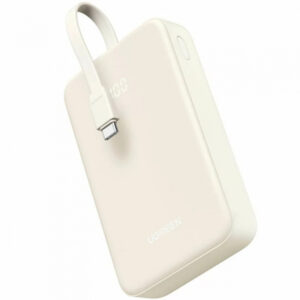 Baterie Externa UGREEN PB505, 20000mAh, 22.5W, QC + PD, 1 x USB-A - 2 x USB-C, Bej