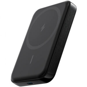 Baterie Externa Wireless Anker 321 MagGo, 5000mAh, 7.5W, PD + FQI, 1 x QI - 1 x USB-C, Neagra A1616G11