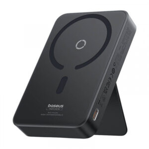 Baterie Externa Wireless Baseus MagPro PPCXZ05, 5000mAh, 20W, PD + FQI, 1 x QI - 1 x USB-C, Neagra P10064101123-00