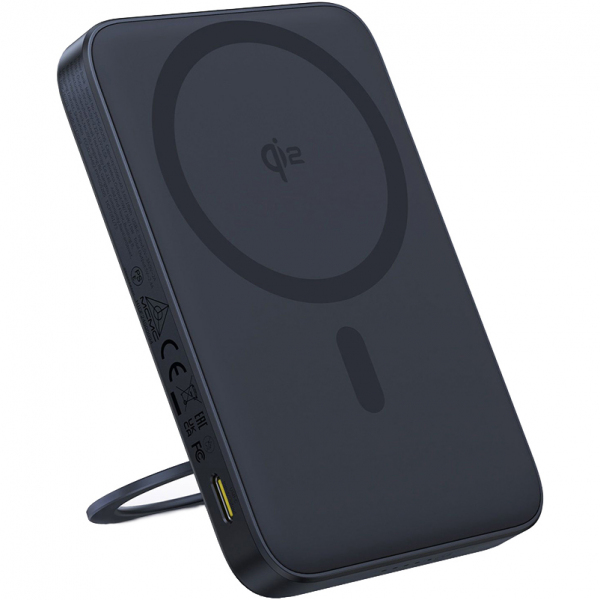 Baterie Externa Wireless Baseus PicoGo, 5000mAh, 20W, PD + FQI, 1 x QI - 1 x USB-C, Neagra P10076802123-00