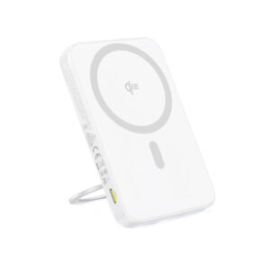 Baterie Externa Wireless Baseus PicoGo, 5000mAh, 20W, PD + FQI, 1 x QI - 1 x USB-C, Alba P10076800213-01
