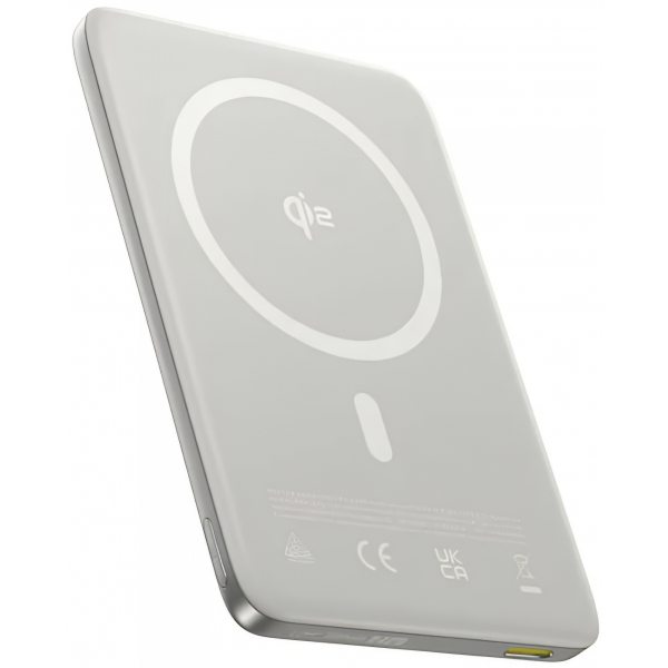 Baterie Externa Wireless Baseus PicoGo AM41, 10000mAh, 27W, PD + FQI, 1 x QI - 1 x USB-C, Bej E0027203