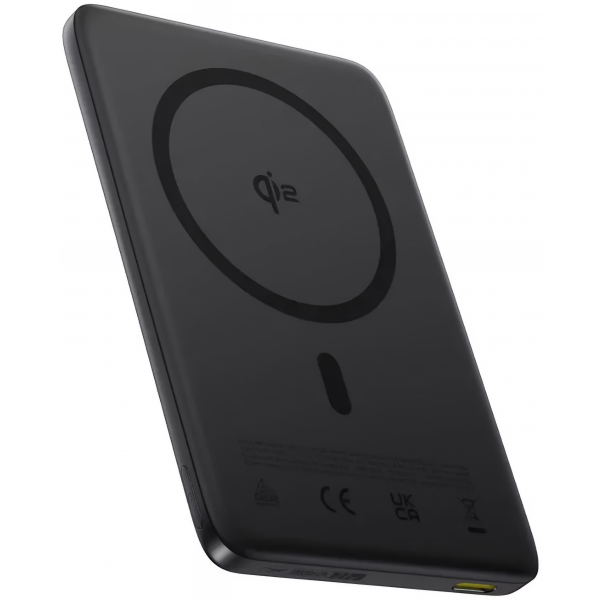 Baterie Externa Wireless Baseus PicoGo AM41, 10000mAh, 27W, PD + FQI, 1 x QI - 1 x USB-C, Neagra E0027201