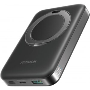 Baterie Externa Wireless Joyroom JR-PBM12, 10000mAh, 22.5W, QC + PD + FQI, 1 x QI - 1 x USB-A - 1 x USB-C, Neagra