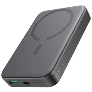 Baterie Externa Wireless Joyroom JR-W020, 10000mAh, 20W, QC + PD + FQI, 1 x QI - 1 x USB-A - 1 x USB-C, Neagra