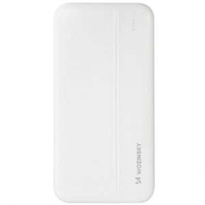 Baterie Externa WZK WPBWE1, 10000mAh, 10W, 2 x USB-A, Alba