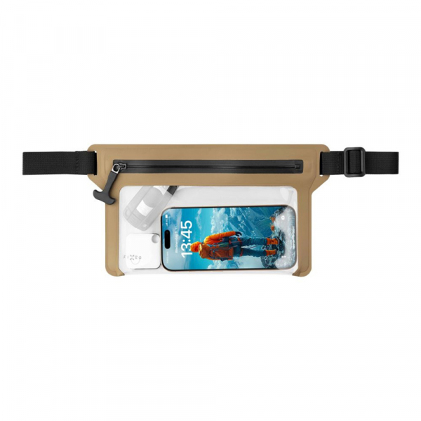 Borseta Waterproof Fixed, Universala, Bej