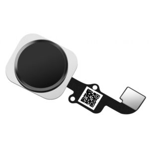 Ansamblu Buton Meniu Apple iPhone 6 / 6 Plus, cu banda, Negru