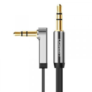 Cablu Audio 3.5mm - 3.5mm UGREEN AV119 Angled, 0.5m, Negru