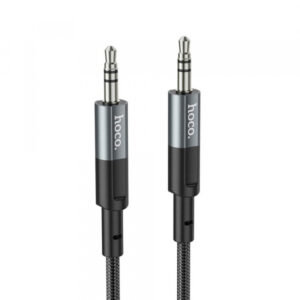 Cablu Audio 3.5mm - 3.5mm HOCO UPA23, 1m, Gri