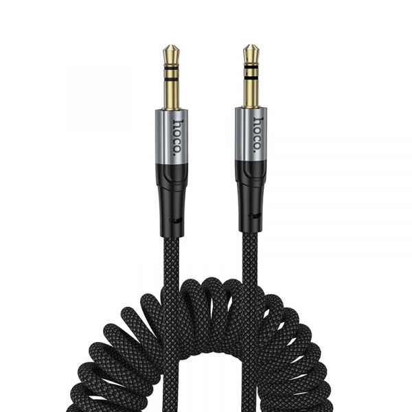 Cablu Audio 3.5mm - 3.5mm HOCO UPA33, 1.5m, Negru
