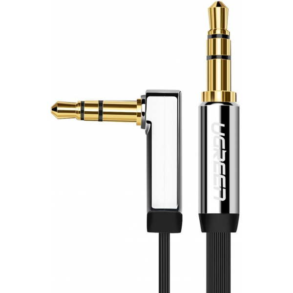 Cablu Audio 3.5mm - 3.5mm UGREEN AV119 Angled, 3m, Negru