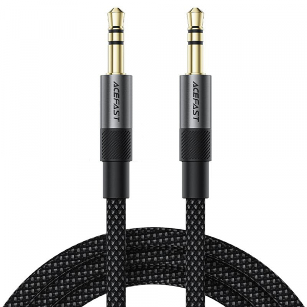 Cablu Audio 3.5mm - 3.5mm Acefast J10, 1m, Negru