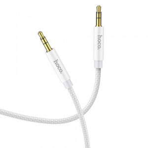 Cablu Audio 3.5mm - 3.5mm HOCO UPA19, 1m, Argintiu