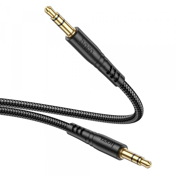 Cablu Audio 3.5mm - 3.5mm HOCO UPA24, 1m, Negru