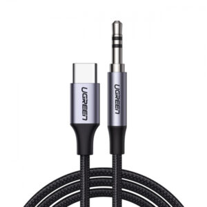 Cablu Audio USB-C - 3.5mm UGREEN AV143, 1m, Gri