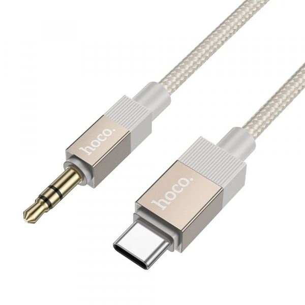 Cablu Audio USB-C - 3.5mm HOCO UPA32B, 1m, Auriu