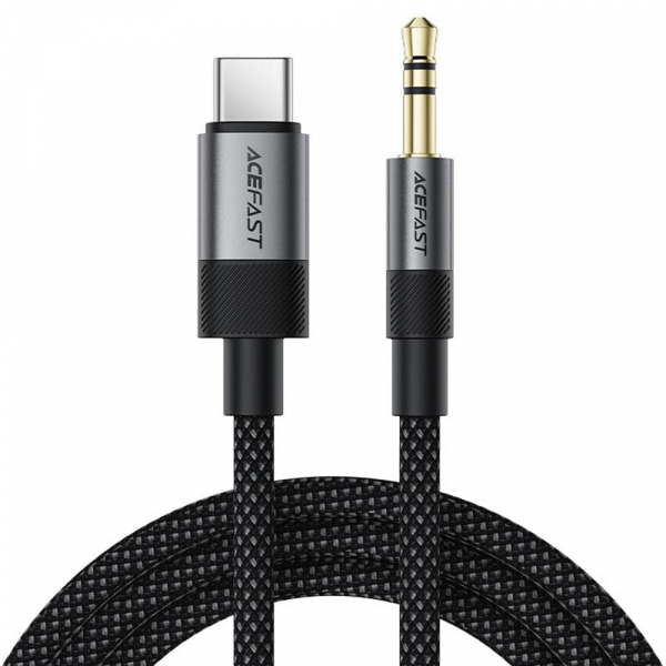 Cablu Audio USB-C - 3.5mm Acefast J11, 1m, Negru