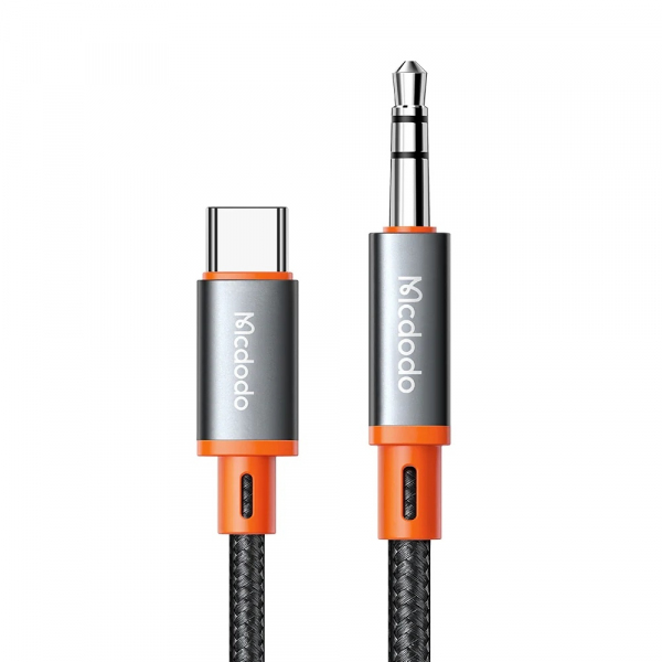 Cablu Audio USB-C - 3.5mm McDodo CA-0820 Castle, 1.2m, Negru