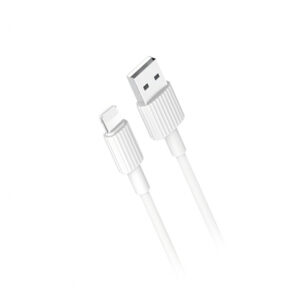 Cablu Date si Incarcare USB-A - Lightning XO Design NB156, 18W, 1m, Alb