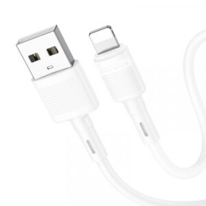 Cablu Date si Incarcare USB-A - Lightning HOCO X83 Victory, 18W, 1m, Alb