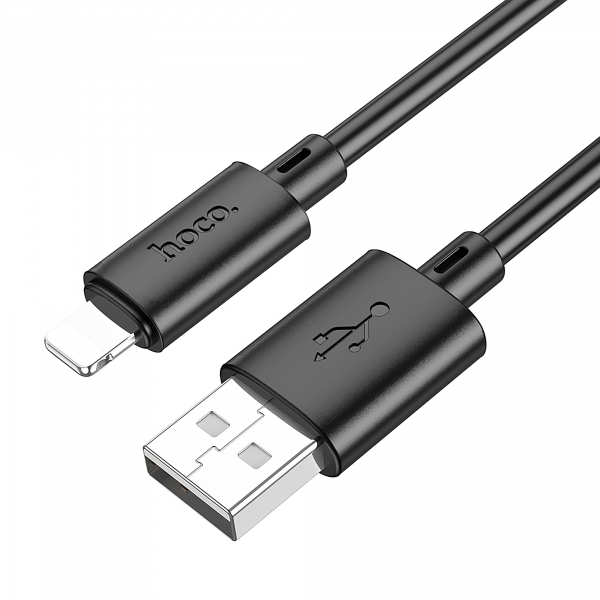 Cablu Date si Incarcare USB-A - Lightning HOCO X88, 18W, 1m, Negru