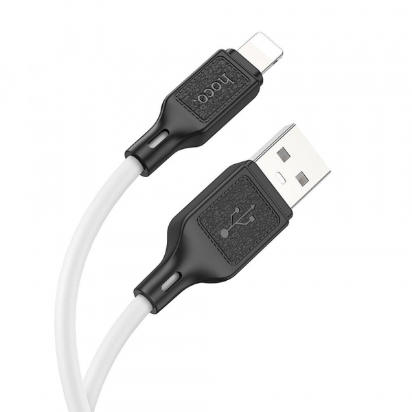 Cablu Date si Incarcare USB-A - Lightning HOCO X90, 18W, 1m, Alb