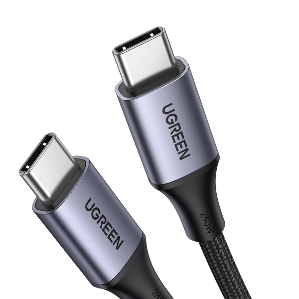 Cablu Date si Incarcare USB-C - USB-C UGREEN US535, 240W, 2m, Gri