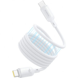 Cablu Date si Incarcare USB-C - USB-C Baseus PicoGo, 240W, 1m, Alb P10376800211-00