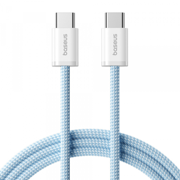 Cablu Date si Incarcare USB-C - USB-C Baseus Dynamic 4 Series, 100W, 2m, Albastru P10381400311-01