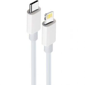 Cablu Date si Incarcare USB-C - Lightning MaXlife MXUC-05, 20W, 1m, Alb