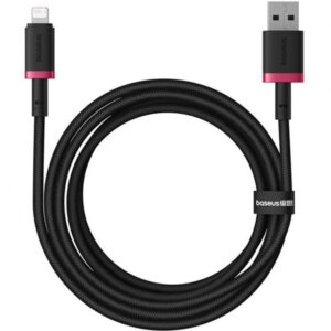 Cablu Date si Incarcare USB-A - Lightning Baseus Dura Series, 18W, 1m, Rosu P10377801U01-01
