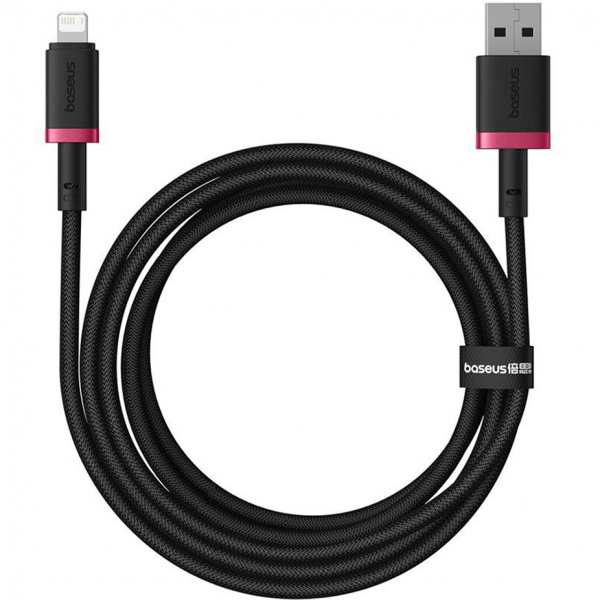 Cablu Date si Incarcare USB-A - Lightning Baseus Dura Series, 18W, 1m, Rosu P10377801U01-01