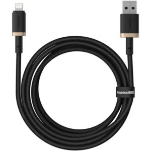 Cablu Date si Incarcare USB-A - Lightning Baseus Dura Series, 18W, 1m, Auriu P10377801U01-00