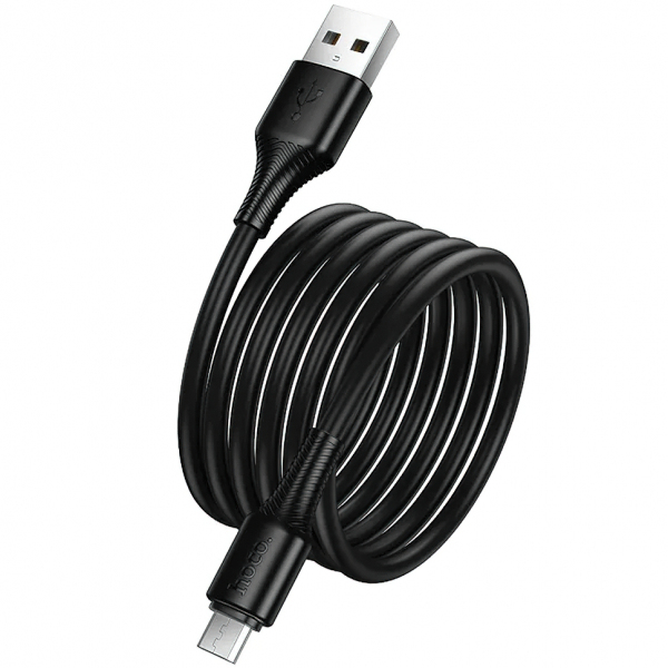 Cablu Date si Incarcare USB-A - microUSB HOCO X120, 18W, 1m, Negru