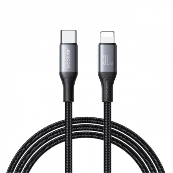 Cablu Date si Incarcare USB-C - Lightning Joyroom S-A28 Flash, 30W, 1m, Negru