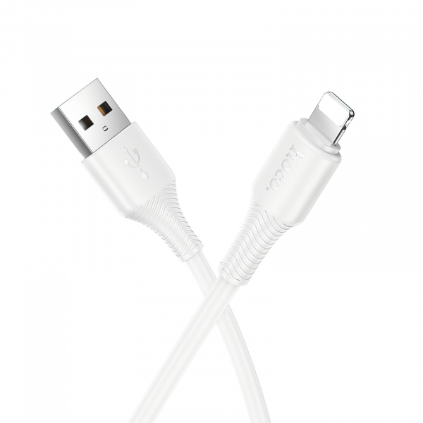 Cablu Date si Incarcare USB-A - Lightning HOCO X120, 18W, 1m, Alb
