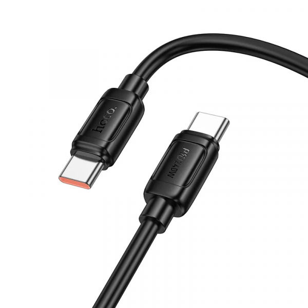 Cablu Date si Incarcare USB-C - USB-C HOCO X115, 240W, 1m, Negru