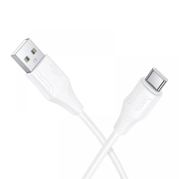Cablu Date si Incarcare USB-A - USB-C HOCO X124, 18W, 1m, Alb