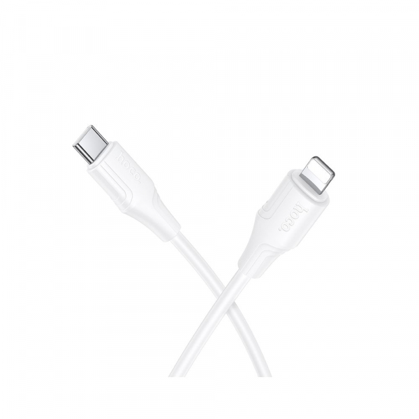Cablu Date si Incarcare USB-C - Lightning HOCO X124, 27W, 1m, Alb