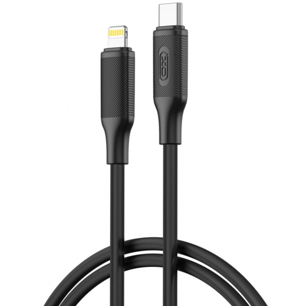 Cablu Date si Incarcare USB-C - Lightning XO Design NB-Q265A, 27W, 1m, Negru