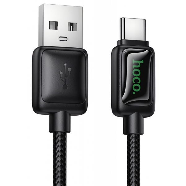 Cablu Date si Incarcare USB-A - USB-C HOCO U146, 36W, 1.2m, Negru