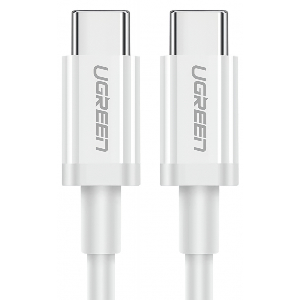 Cablu Date si Incarcare USB-C - USB-C UGREEN US264, 60W, 0.5m, Alb